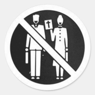 Nicht mehr Jehovahs Zeugen Runder Aufkleber