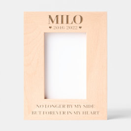 Nicht mehr von meiner Seite, sondern für immer in  Geätzte Rahmen