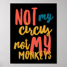 Nicht mein Circus 11" x 8,5", Poster Paper (Matte)