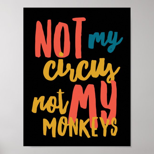 Nicht mein Circus 11" x 8,5", Poster Paper (Matte) (Vorne)