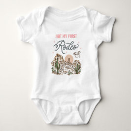Nicht mein erster Rodeo Western Cowgirl Bodysuit Baby Strampler