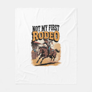 Nicht mein erster Rodeo-Western Fleecedecke