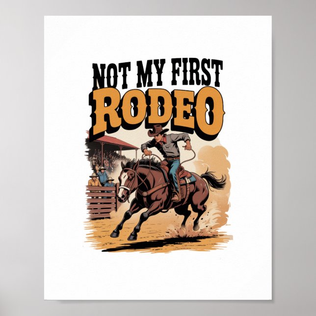 Nicht mein erster Rodeo-Western Poster (Vorne)