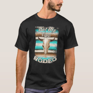 Nicht mein erstes Rodeo  Serape Kuh Stier Boho Rus T-Shirt