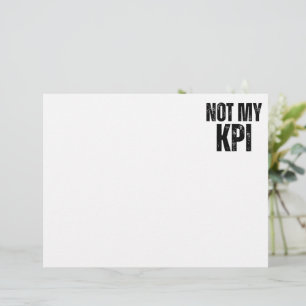 Nicht mein KPI Minimalistischer professioneller Br Briefbogen
