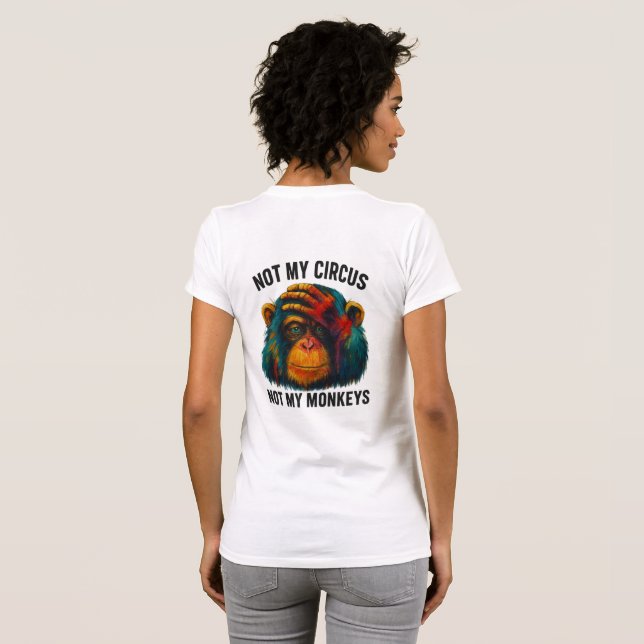 NICHT MEIN MONKEYS T-Shirt (Schwarz voll)