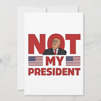 Nicht mein Präsident Anti-Trump-Antrittsrede Einladung
