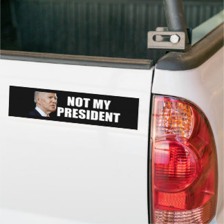 Nicht mein Präsident Autoaufkleber
