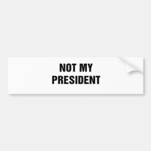 Nicht mein Präsident Autoaufkleber