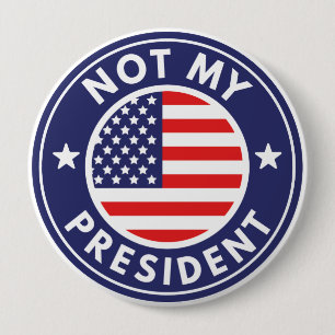 Nicht mein Präsident Button