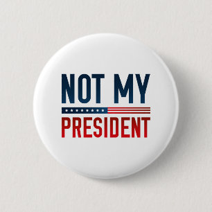 Nicht mein Präsident Button