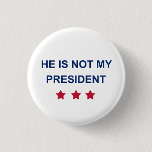 Nicht mein Präsident Button