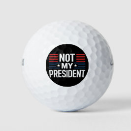 Nicht mein Präsident Golfball