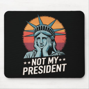 Nicht mein Präsident impeach Trump widersteht Anti Mousepad