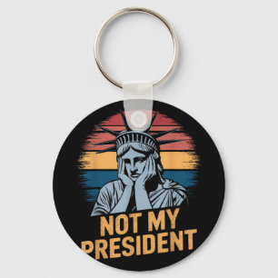 Nicht mein Präsident impeach Trump widersteht Anti Schlüsselanhänger