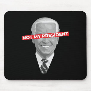 Nicht mein Präsident Joe Biden - Pro Donald Trump Mousepad