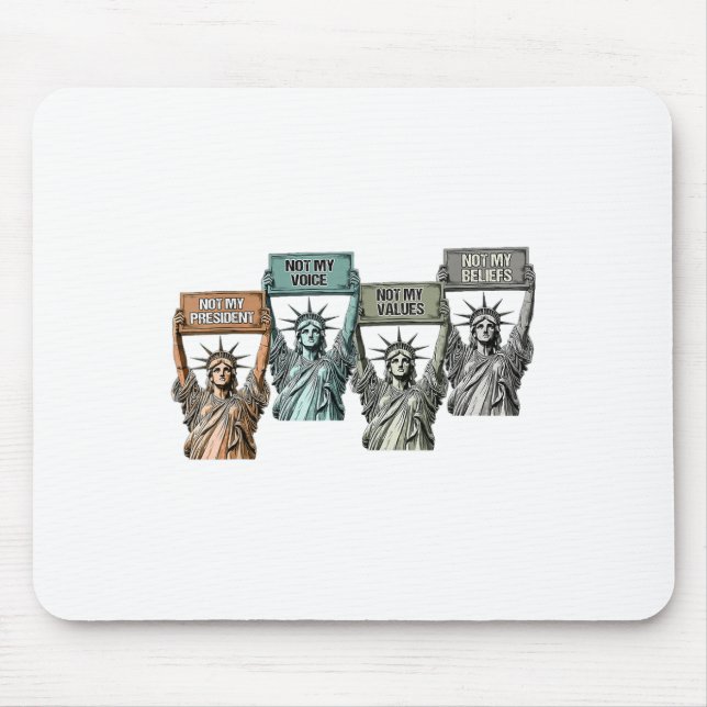 Nicht mein Präsident, nicht meine Stimme, nicht me Mousepad (Vorne)