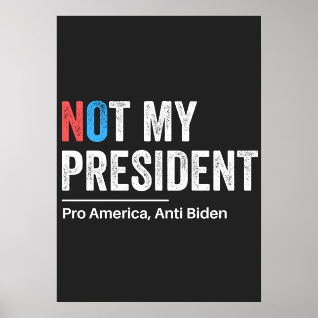 Nicht mein Präsident Poster (Vorne)