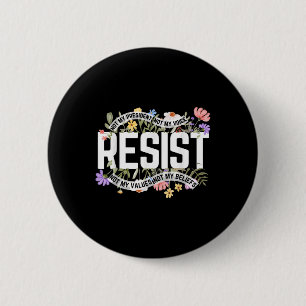Nicht mein Präsident - Schwarz, Button