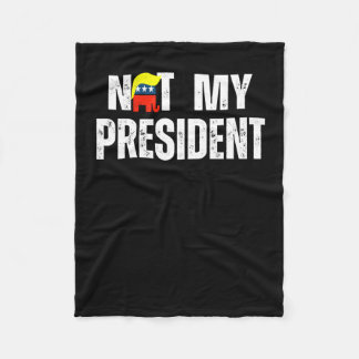 Nicht mein Präsident Trump 2025 Fleecedecke