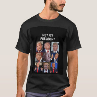 Nicht mein Präsident Trump lustigen politischen Hu T-Shirt