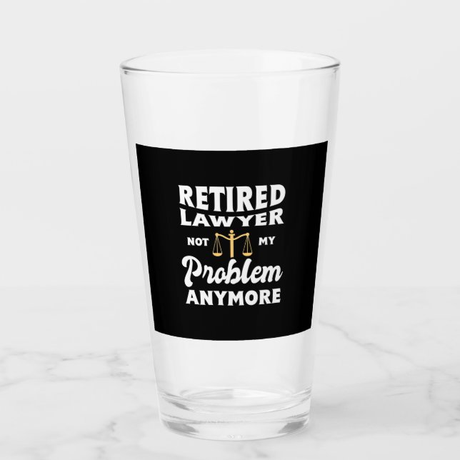 Nicht mein Problem ist, die Anwälte zu entlasten Glas (Vorderseite)