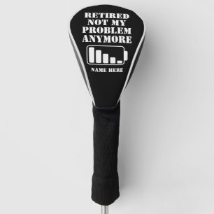 NICHT MEIN PROBLEM MEHR GEFÄHRDET BATTERIE GOLF HEADCOVER