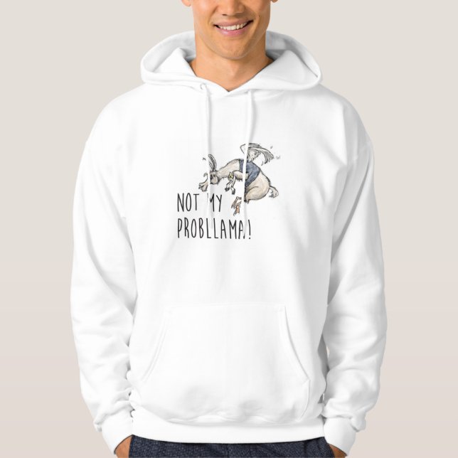 Nicht mein Probllama Hoody (Vorderseite)