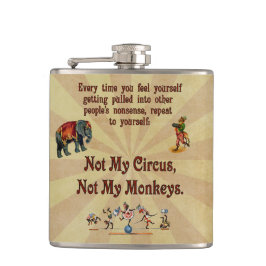 Nicht meine Affen, nicht mein Zirkus Flachmann