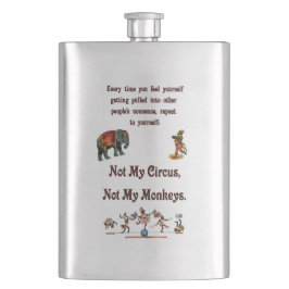 Nicht meine Affen, nicht mein Zirkus Flachmann
