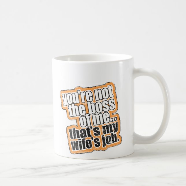 Nicht meine Chef-Tasse Kaffeetasse (Rechts)