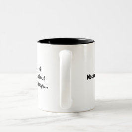 Nicht meine Zirkus-Tasse Zweifarbige Tasse