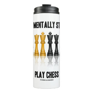 Nicht mental gestalemmt Spielschach Thermosbecher