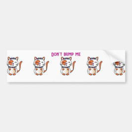 Nicht mir eine Katze aufstoßen Autoaufkleber