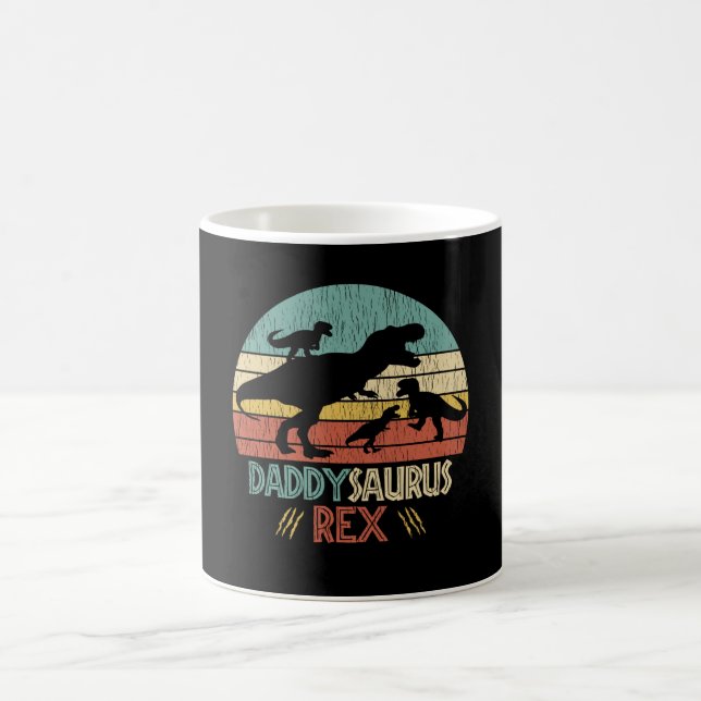 Nicht mit Daddy Saurus Dinosaur Vater Kaffeetasse (Mittel)