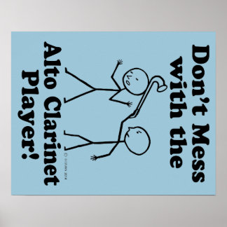 Nicht mit dem Alto Sax Player verwechseln Poster