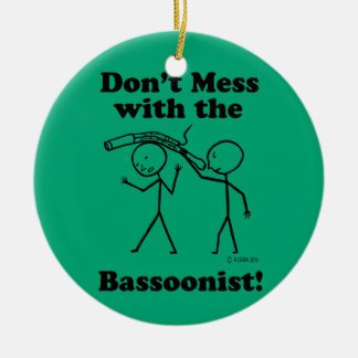 Nicht mit dem Bassoonisten durcheinander bringen Keramik Ornament