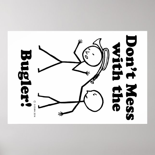 Nicht mit dem Bugler durcheinander Poster (Vorne)