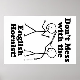 Nicht mit dem englischen Hornisten durcheinander g Poster