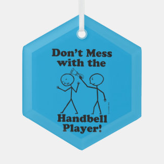 Nicht mit dem Handbell-Player-Ornament durcheinand Ornament Aus Glas