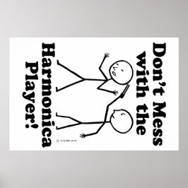 Nicht mit dem Harmonica-Spieler durcheinander brin Poster