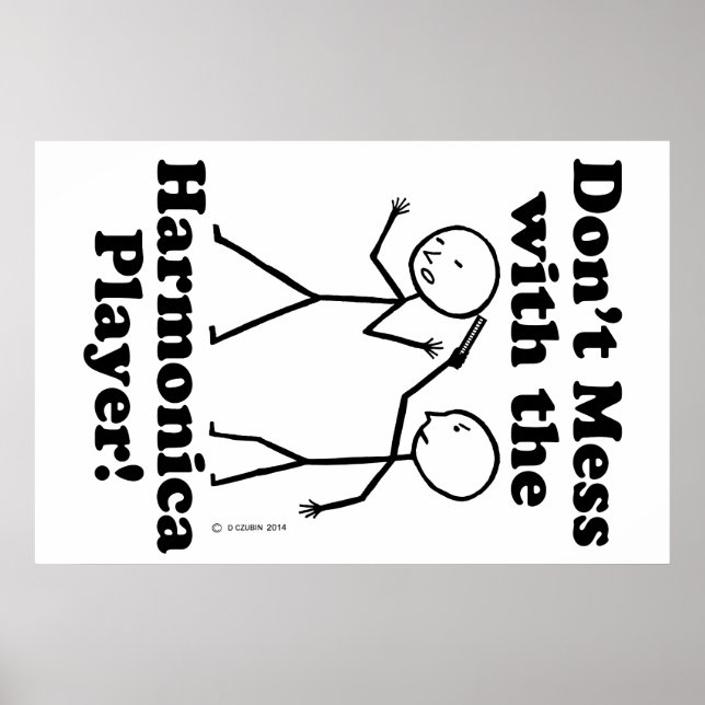 Nicht mit dem Harmonica-Spieler durcheinander brin Poster (Vorne)
