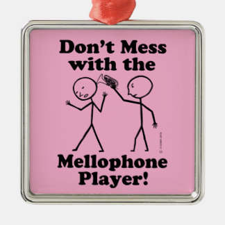 Nicht mit dem Mellophone-Player durcheinander brin Ornament Aus Metall