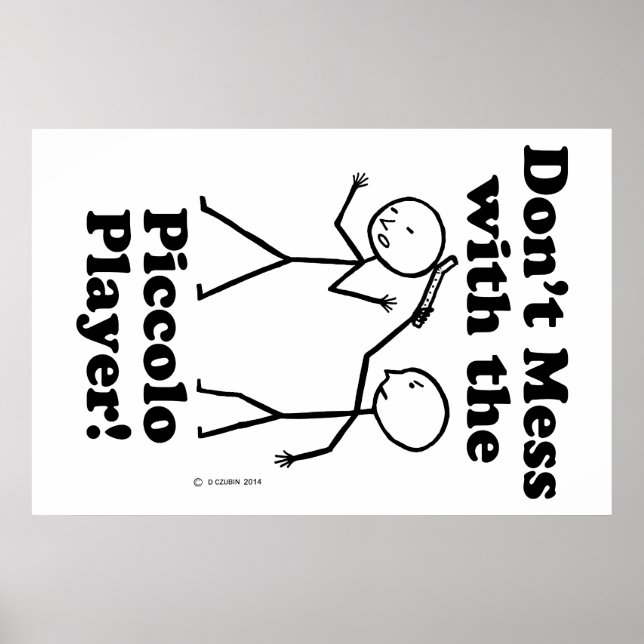 Nicht mit dem Piccolo-Player verwechseln Poster (Vorne)