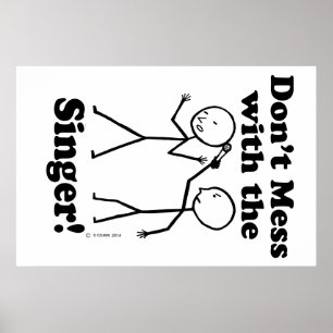 Nicht mit dem Sänger durcheinander Poster