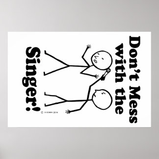 Nicht mit dem Sänger durcheinander Poster