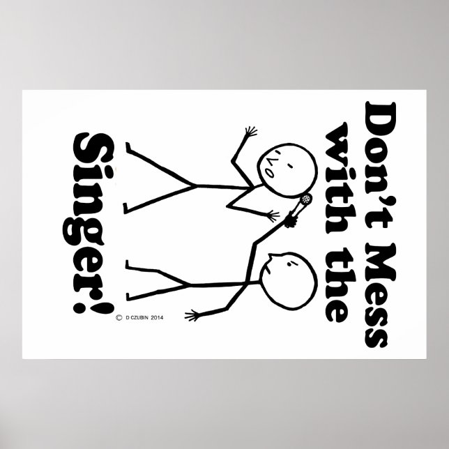 Nicht mit dem Sänger durcheinander Poster (Vorne)