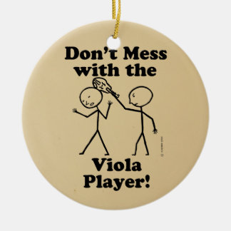 Nicht mit dem Viola Player verwechseln Keramik Ornament
