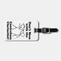 Nicht mit den Kontrabass-Klarinettien durcheinande