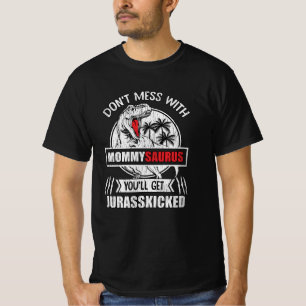 Nicht mit der Mama der Familie Saurus Dinosaur dur T-Shirt